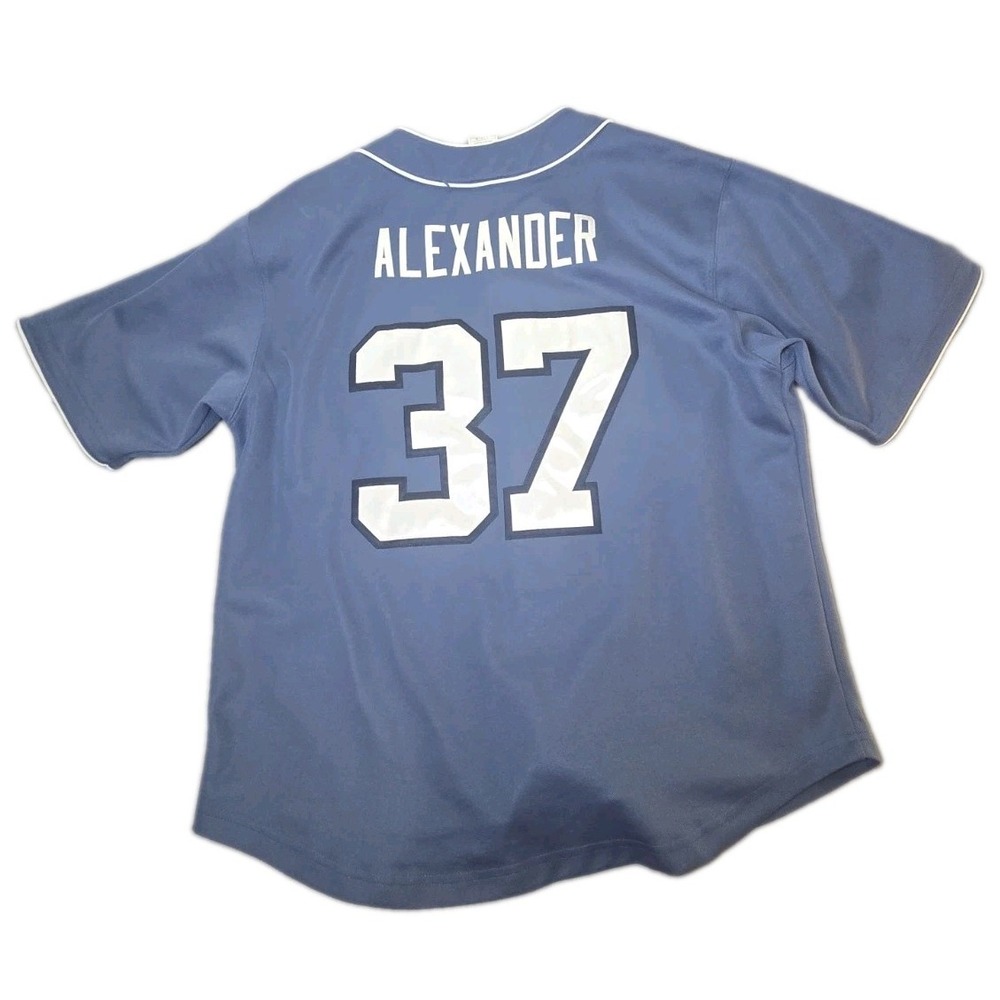 NFL Seattle Seahawks Shaun Alexander Baseball Jersey Mens Large Button Up 37 L - Picture 2 of 10
